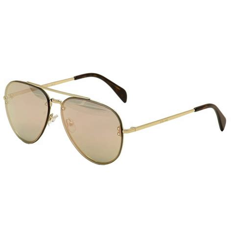 celine sunglasses cl 41392 s|Celine Grey, Rose Gold Mirror Pilot Sunglasses CL41392S .